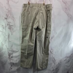 511 Tactical Pants Mens 40 X 34 Khaki Tan Cotton Canvas Heavyweight 74251 5.11